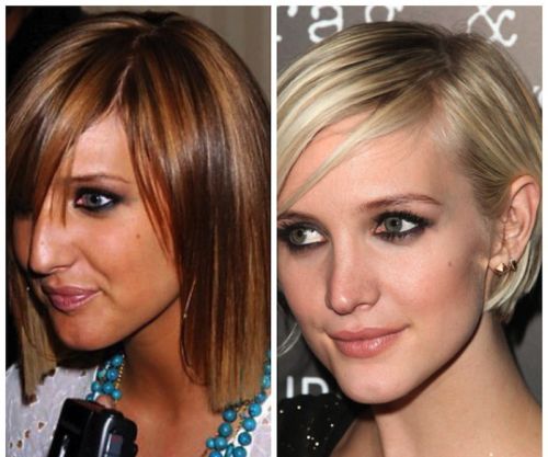 Ashlee Simpson nose job before after